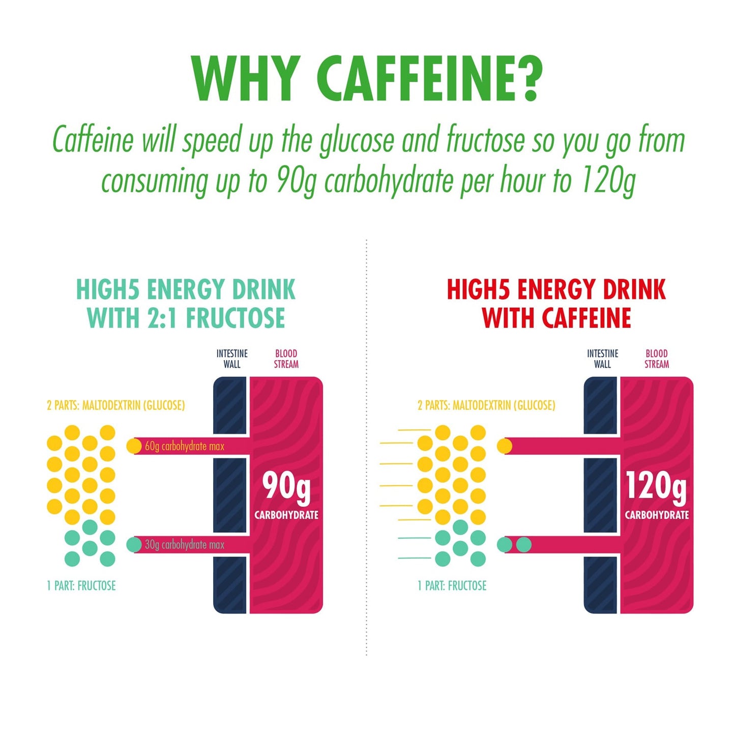 Energiedrank High5 ENERGY DRINK CAFFEINE HIT (1,4kg) Citroen