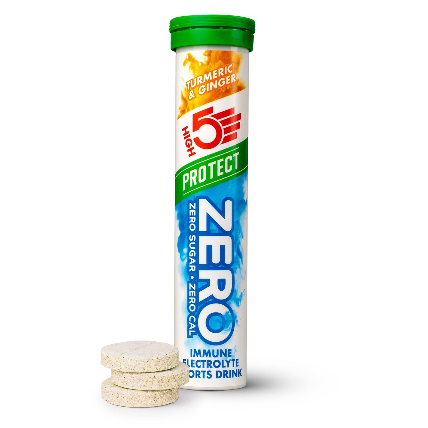 High5 ZERO PROTECT Elektrolytenhydratatie (20 tabletten) Kurkuma Gember