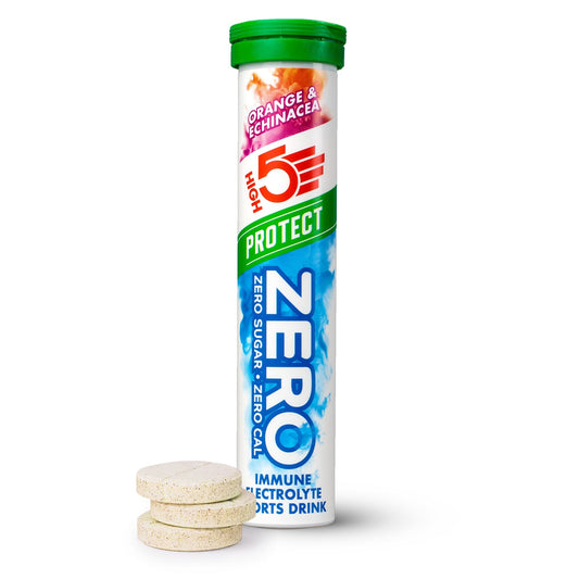 High5 ZERO PROTECT Elektrolytenhydratatie (20 tabletten) Sinaasappel & Echinacea