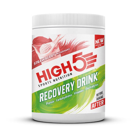 High5 RECOVERY DRINK (450g) Aardbei Milkshake