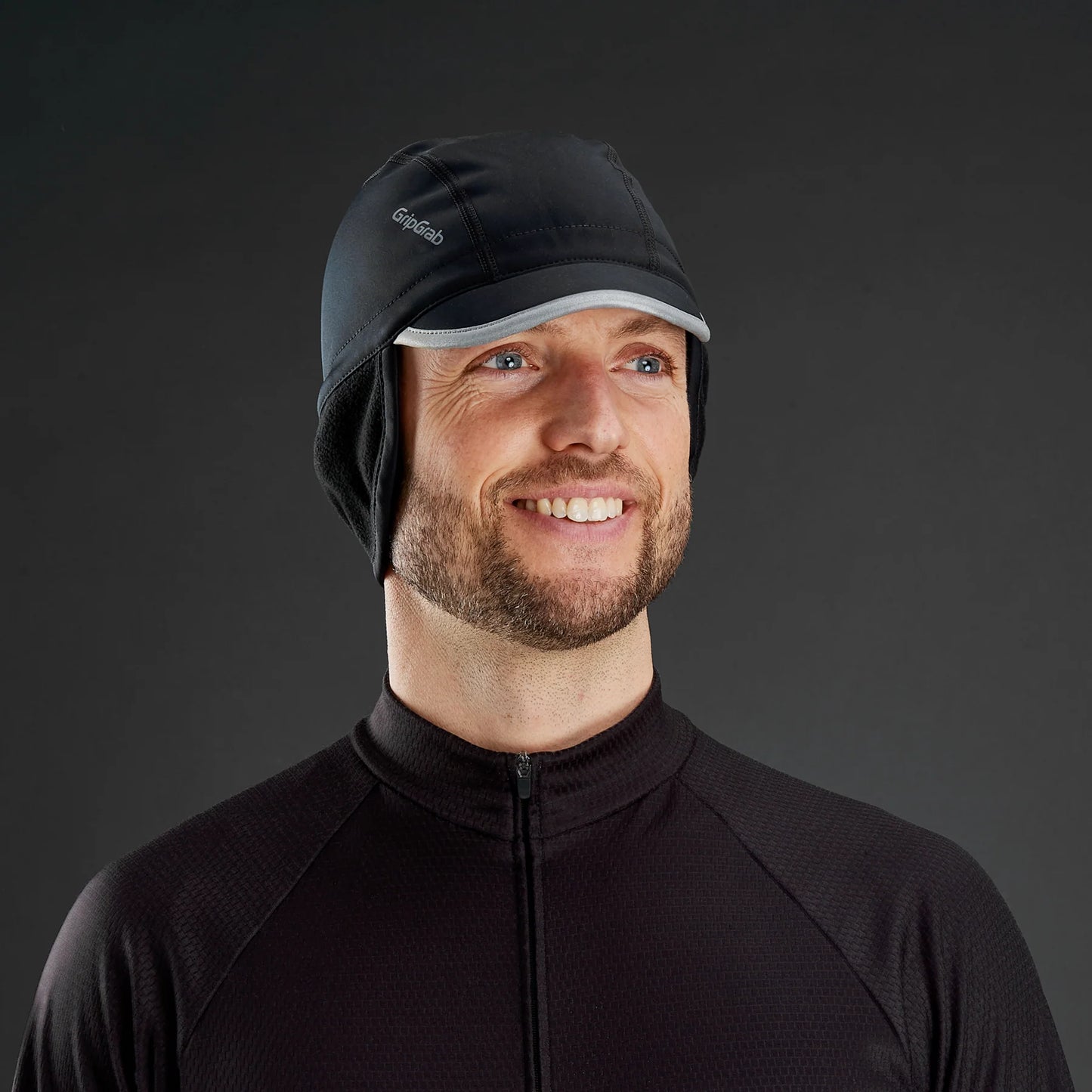 GRIPGRAB BELGISCHE STIJL THERMISCHE WINDPROOF WINTERMuts Zwart