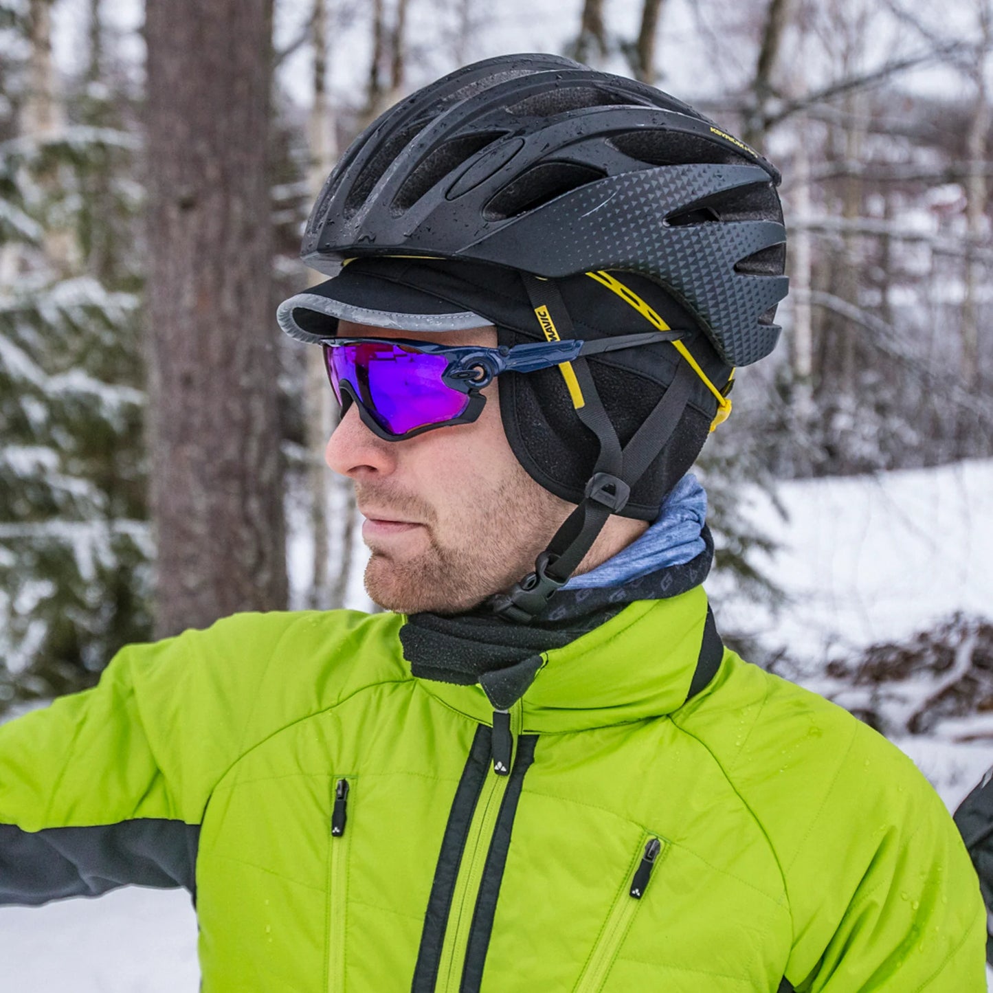 GRIPGRAB BELGISCHE STIJL THERMISCHE WINDPROOF WINTERMuts Zwart