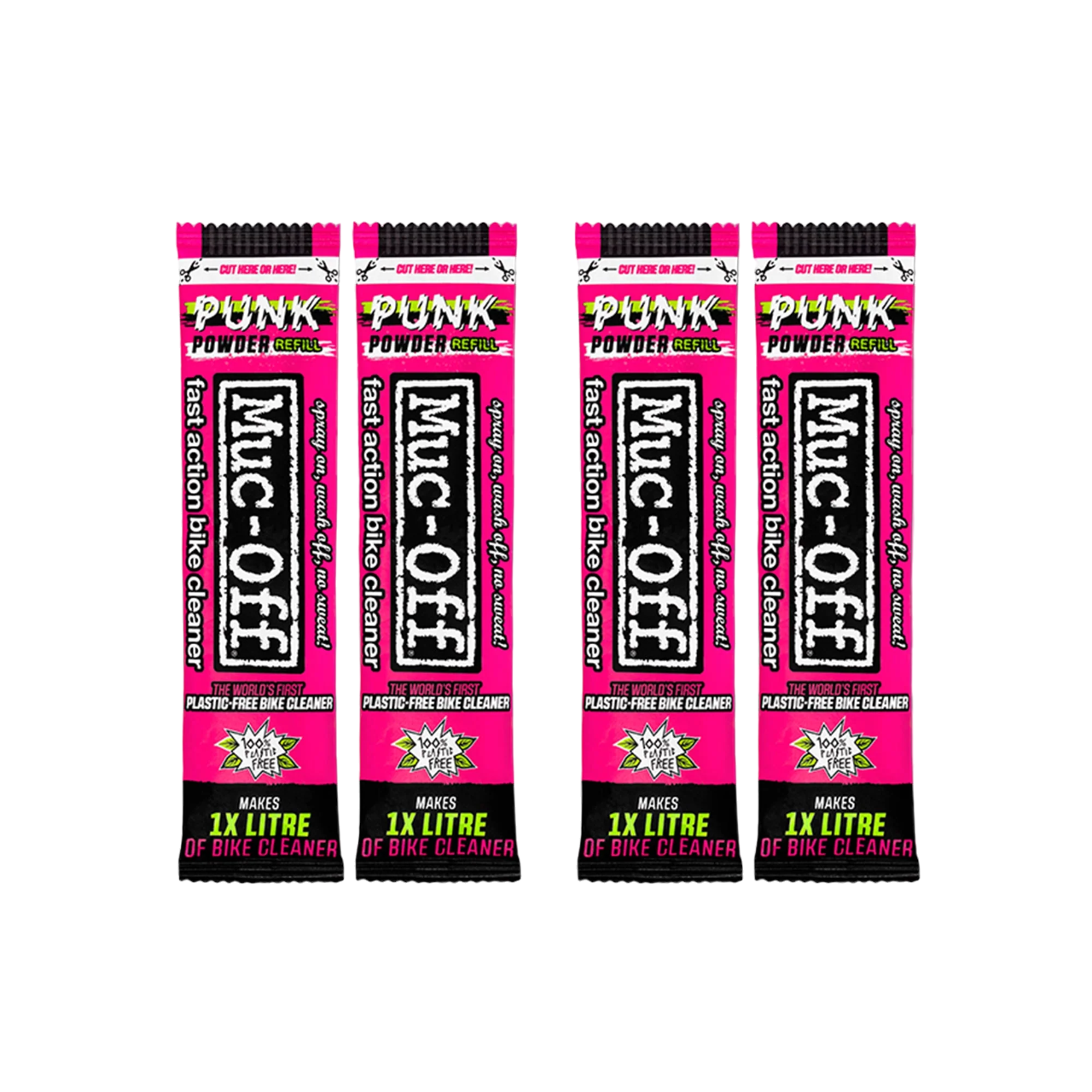 MUC-OFF PUNK POWDER Oplosbaar Reinigingspoeder (4 sticks)