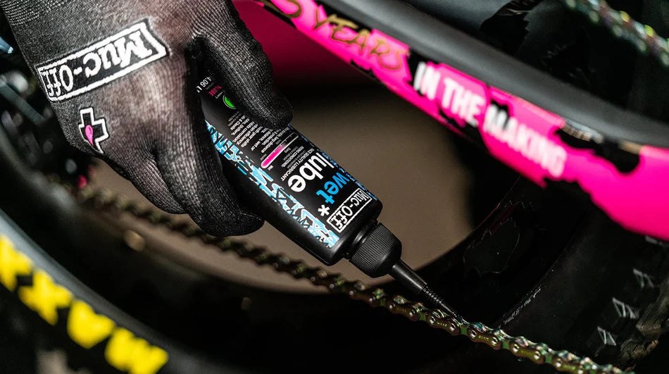 MUC-OFF CLEAN-PROTECT-LUBE Onderhoudsset voor nat onderhoud