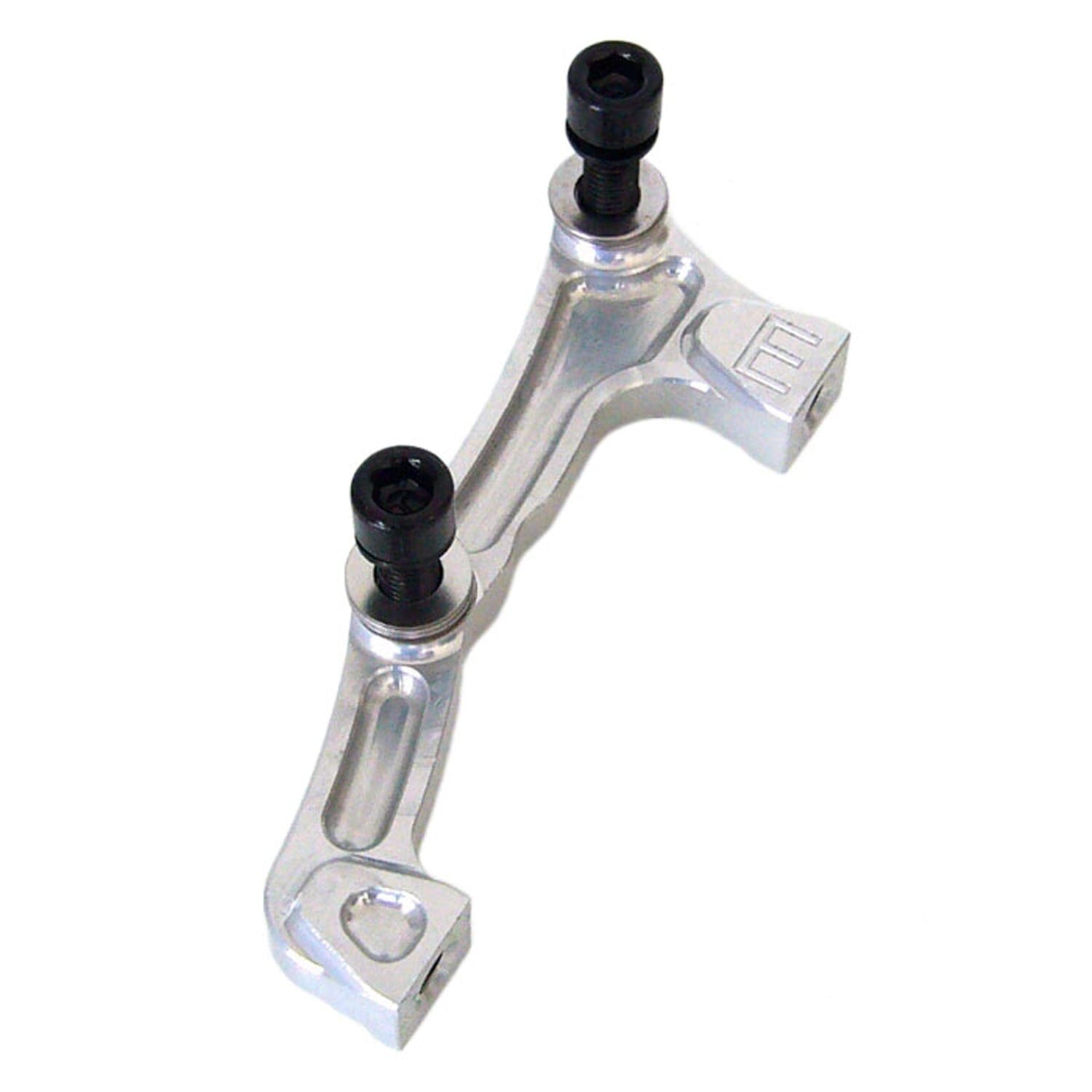 Voorremklauwadapter PM / IS FOX 40 HOPE 203 mm schijf #HBME Zilver