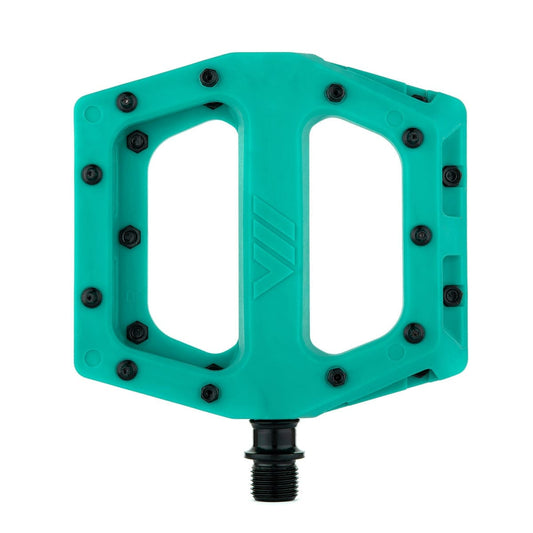 DMR V11 platte pedalen Turquoise