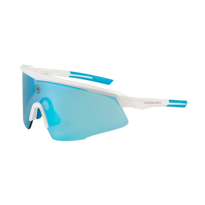 Lunettes ENDURA SHUMBA II Blanc Verre Bleu