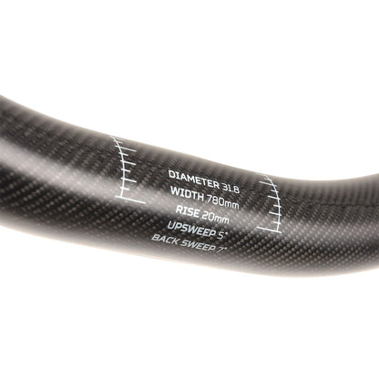 Stuur HOPE CARBON Rise 20 mm 31,8/800 mm