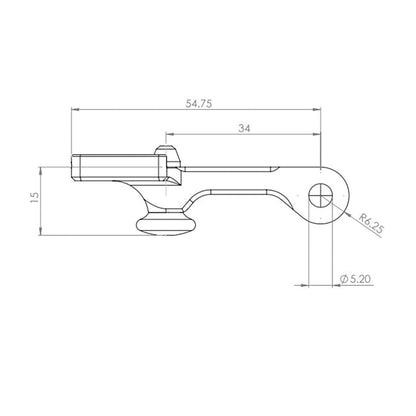 Bevestigingssteun voor Voorverlichting EXPOSURE LIGHTS 3 PRONG Type GoPro