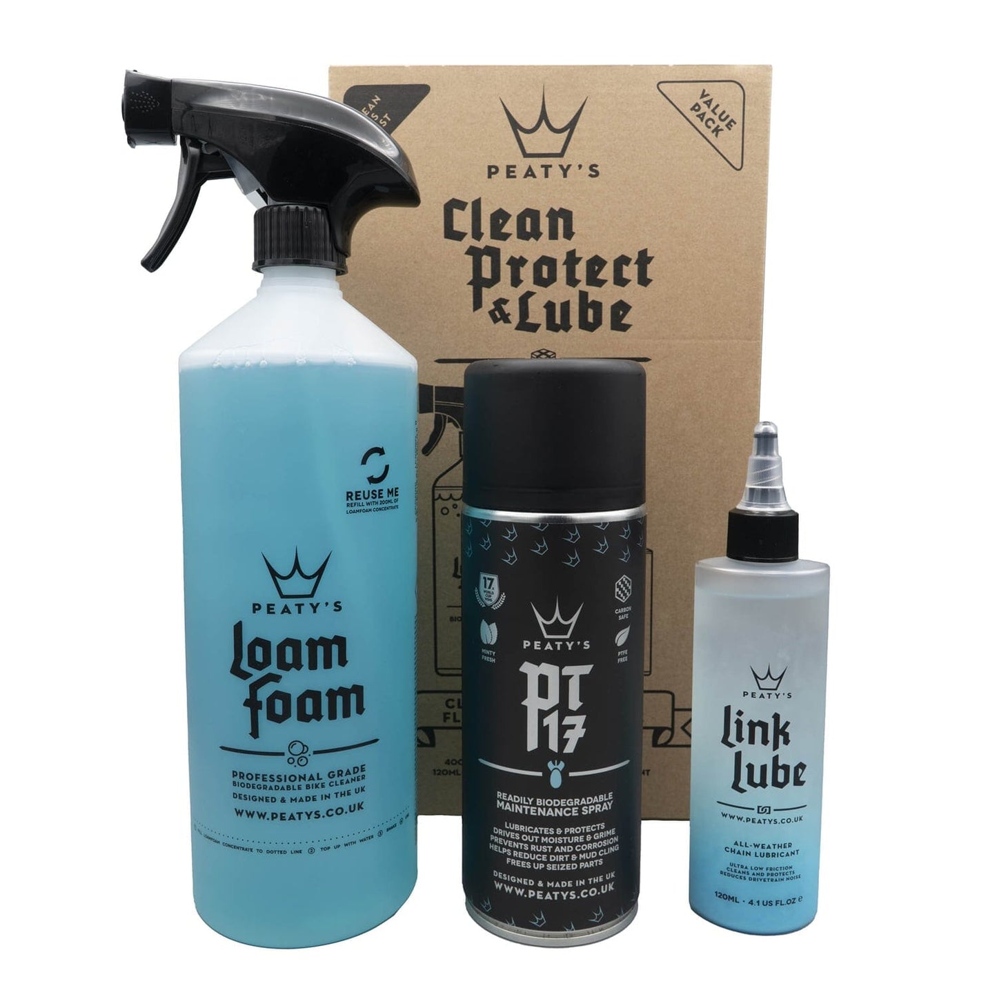Onderhoudspakket PEATY'S WAS PREVENT LUBRICAAT STARTER PACK