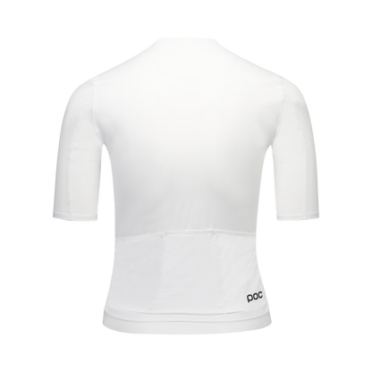 Maillot POC CADENCE Manches Courtes Blanc