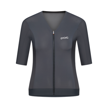 POC RACEDAY damesfietsshirt Korte Mouwen Grijs