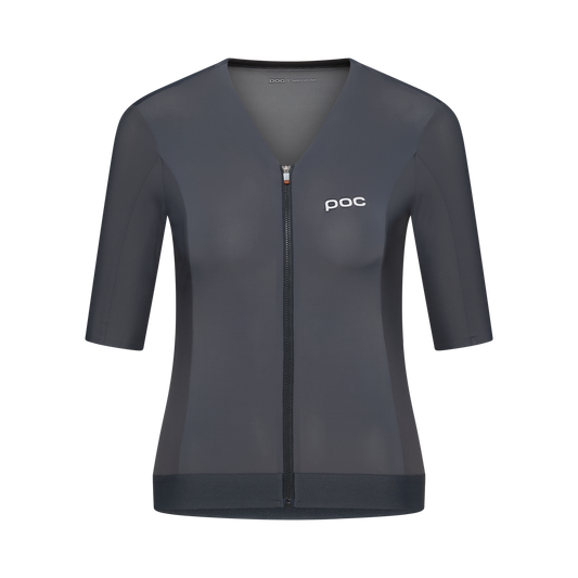 Maillot POC RACEDAY Femme Manches Courtes Gris