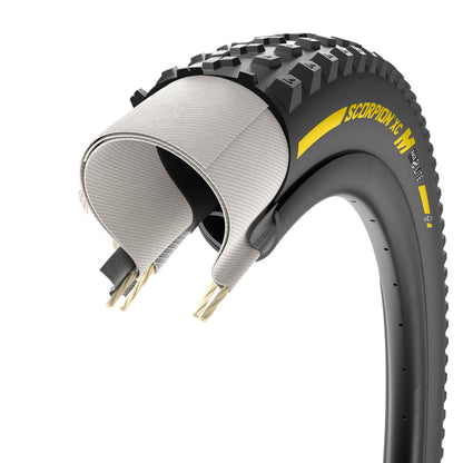 PIRELLI SCORPION RACE XC M Lite 29x2.40 Tubeless Ready Soepel Zwart/Geel Team Edition Band