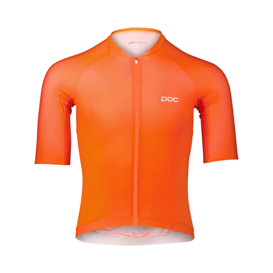 POC PRISTINE Korte Mouw Jersey Oranje