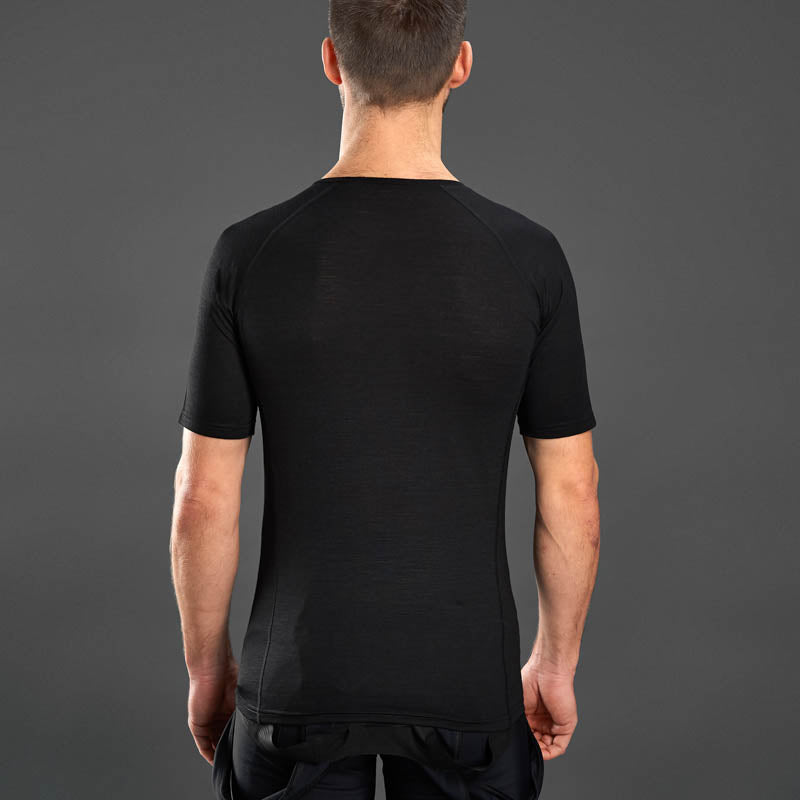 Sous-Vêtement Manches Courtes GRIPGRAB MERINO BLEND THERMAL Noir