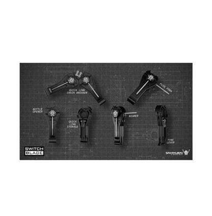 Multi-Tool SAHMURAI SWITCHBLADE (7 gereedschappen)
