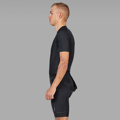 GRIPGRAB windwerend thermisch ondershirt met korte mouwen zwart