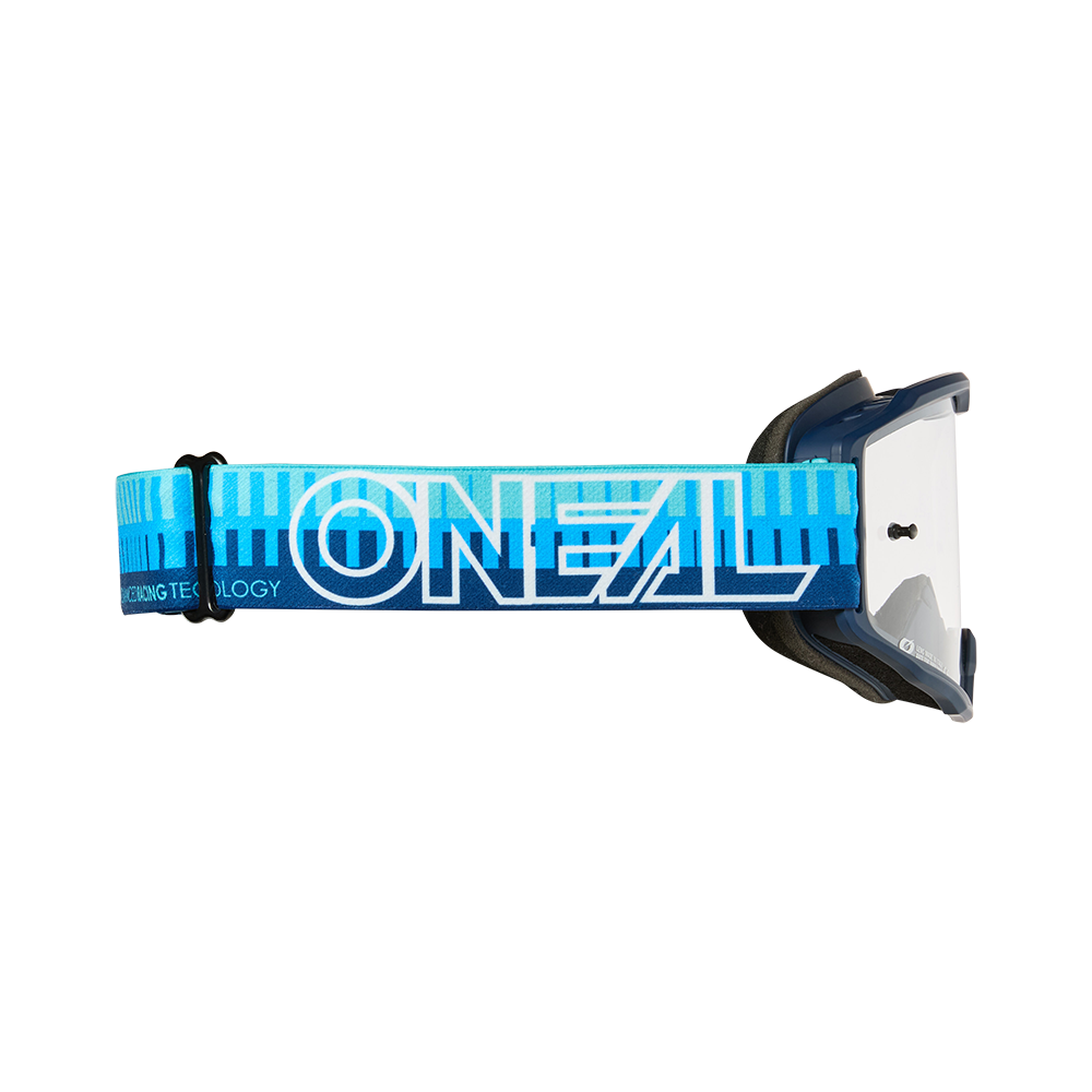 Masque O'NEAL B-10 STRIPED Bleu Écran Clear
