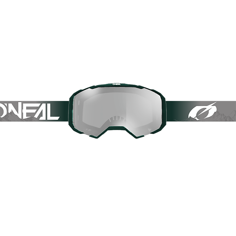 Masque O'NEAL B-22 COVERT Gris/Vert Écran Clear