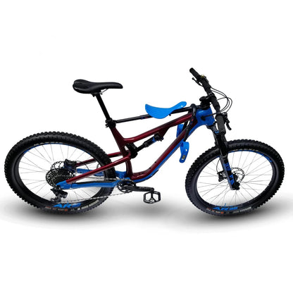 Kinderzitje MAC RIDE voor Pivot 1"1/8 Compleet Blauw
