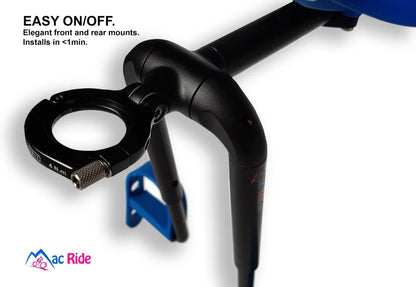 Kinderzitje MAC RIDE voor Pivot 1"1/8 Compleet Blauw