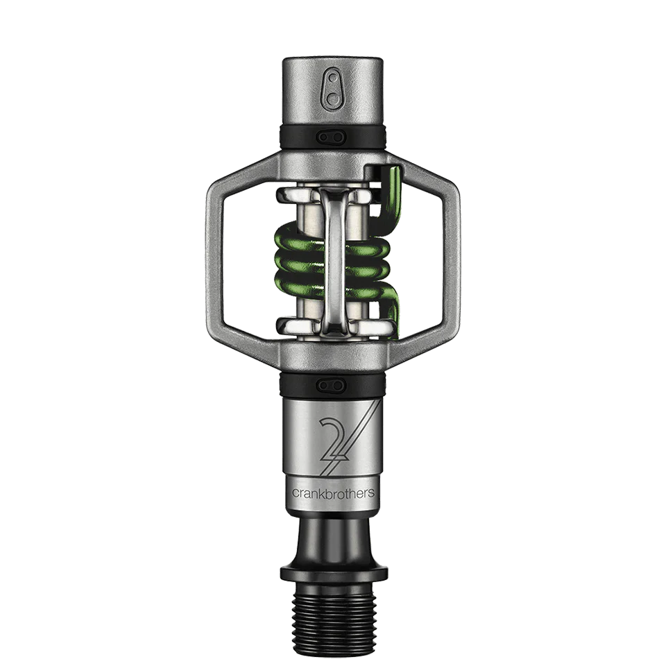 CRANKBROTHERS EGG BEATER 2 pedalen Zilver / Groen