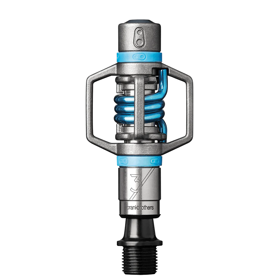 Pédales CRANKBROTHERS EGG BEATER 3 Argent/Bleu