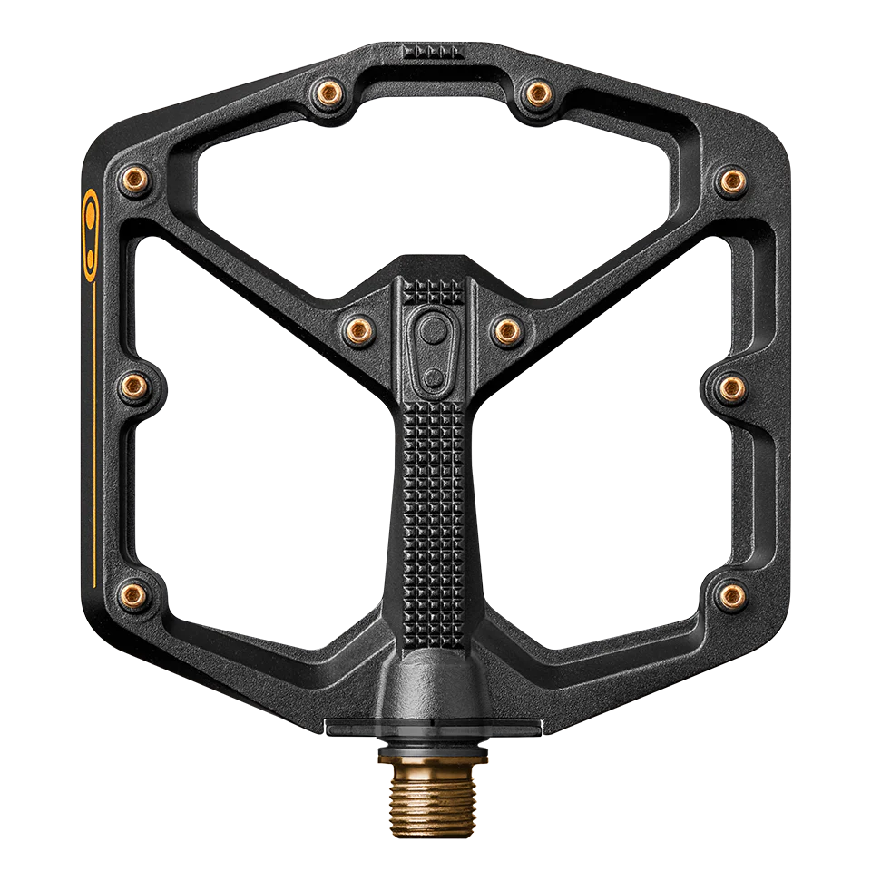 CRANKBROTHERS STAMP 11 Brede Platte Pedalen Zwart/Goud