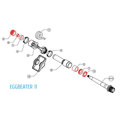 Reconditioning-kit voor Pedalen CRANKBROTHERS EGGBEATER / CANDY 11 #16229