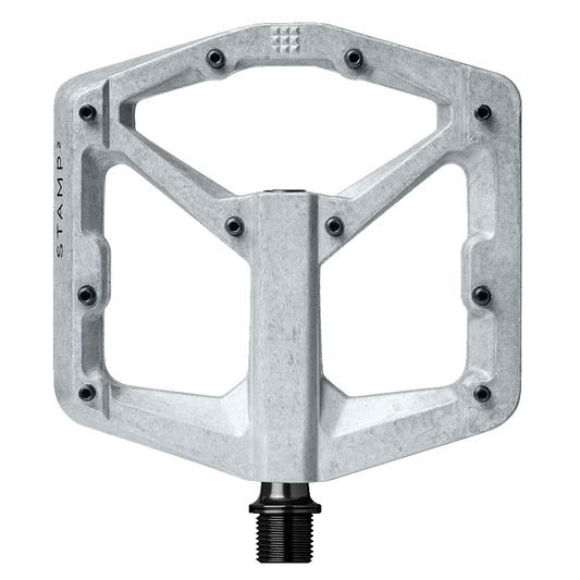 Pédales Plates CRANKBROTHERS STAMP 2 Large Argent