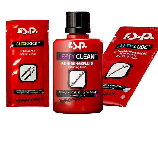 Onderhoudskit voor Lefty-voorvorken RSP LEFTY OCHO KIT (50 ml + 10 ml + 8 g)