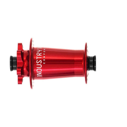 Voornaaf INDUSTRIE NINE Hydra 15x110 mm Boost Schijfrem 6 Gaten Rood
