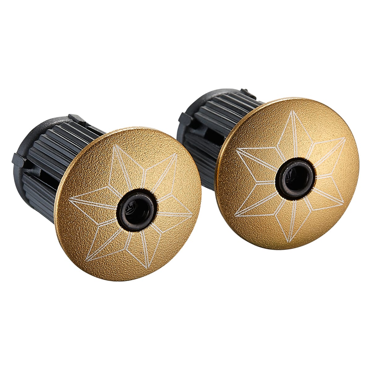 SUPACAZ SUPER STICKY KUSH STAR FADE Zwart/Gouden Hanger Tape