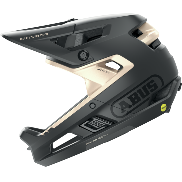 ABUS AIRDROP MIPS MTB Helm Zwart/Goud