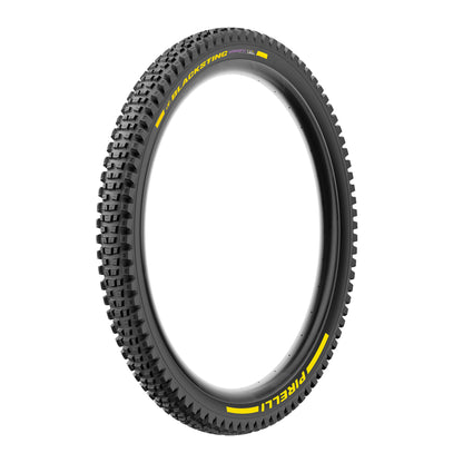 Pneu PIRELLI SCORPION BLACK STING 29x2.40 Supersoft DH+Wall Tubeless Ready Souple Noir/Jaune Team Edition
