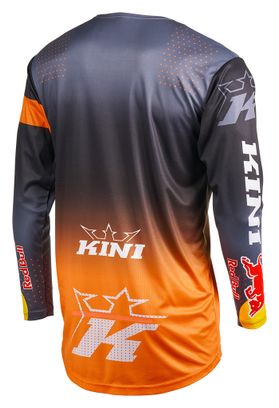 O'NEAL MXC Kini Red Bull 2.0-shirt met lange mouwen grijs/oranje - achteraanzicht