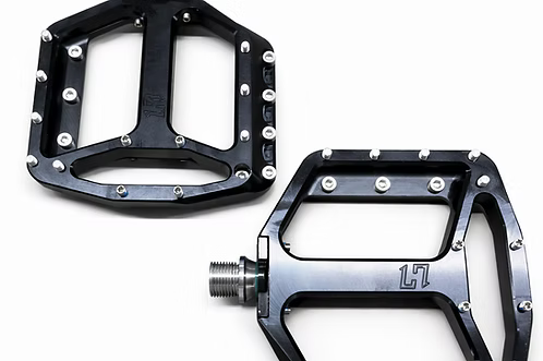 Pédales Plates HXR COMPONENTS AXE ACIER Noir