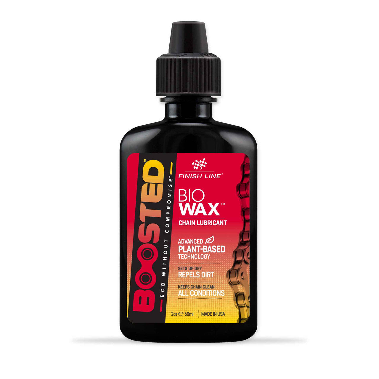 Kettingsmeermiddel FINISH LINE BOOSTED™ BIO WAX (60 ml)