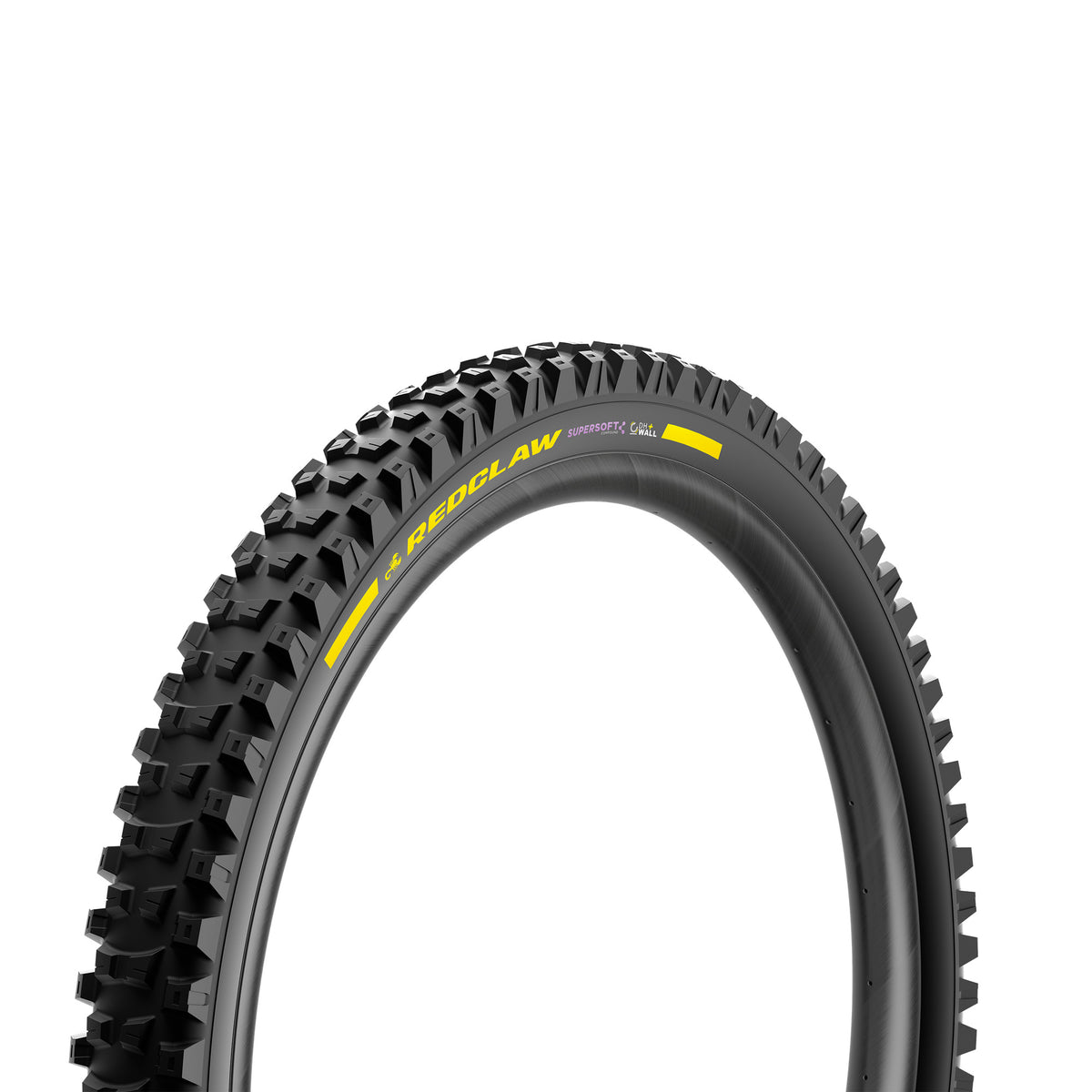 PIRELLI SCORPION RED CLAW buitenband 29x2.40 Supersoft DH+Wall Tubeless Ready vouwbaar zwart/geel Team Edition