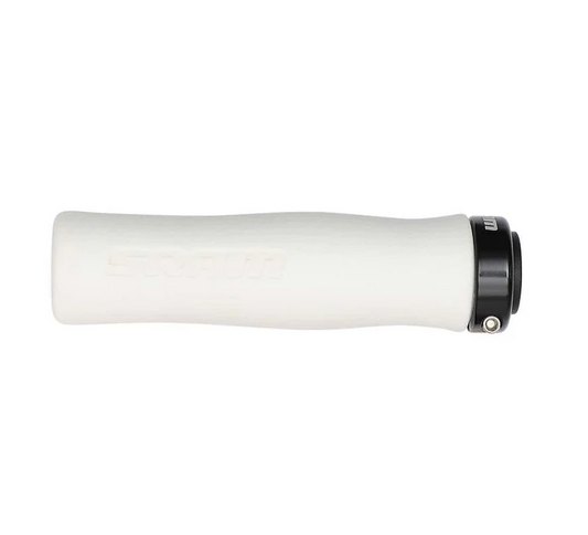 Grips SRAM FOAM CONTOUR Lock-On 129mm Blanc