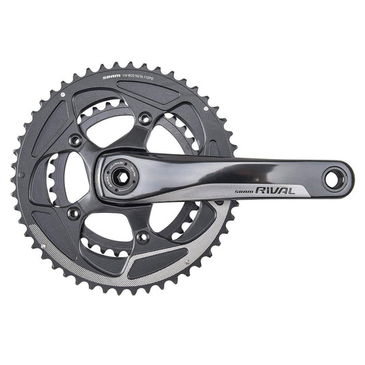 Pédalier 11V SRAM RIVAL 22 BB30 Double Compact Noir/Argent