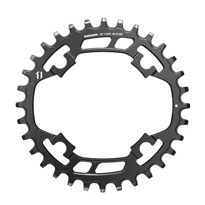 Mono Kettingblad SRAM X-SYNC 11V Gaten 94mm Staal Zwart