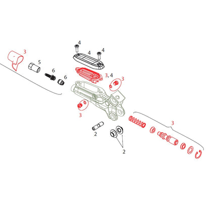 Kit Interne Onderdelen V2 voor SRAM GuideR/RE/DB/Code R Hendel #11.5018.005.008
