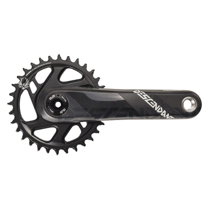 12V crankstel TRUVATIV EAGLE DESCENDANT CARBON BOOST DUB Direct Mount Zwart