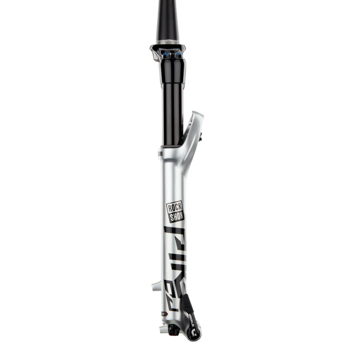 Fourche ROCKSHOX PIKE DJ 26 CHARGER SoloAir Conique Axe 15x100 mm Argent