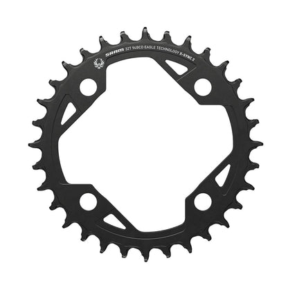 Mono Kettingblad SRAM X-SYNC 2 94BCD EAGLE EMTB 12V 4 Gaten 94mm