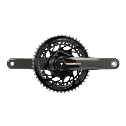 Crankstel 12V SRAM FORCE D2 Double DUB Direct Mount Zwart