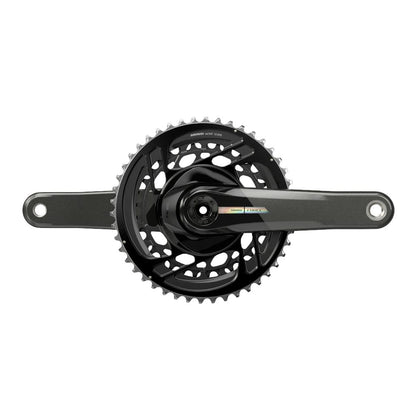 Crankstel 12V SRAM FORCE D2 Double DUB Direct Mount Zwart