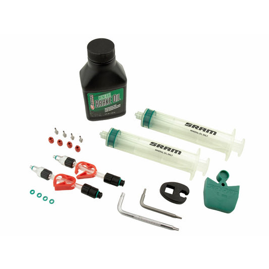 Standaard aftapset voor SRAM DOT 5.1 remmen met Maxima olie 120ml